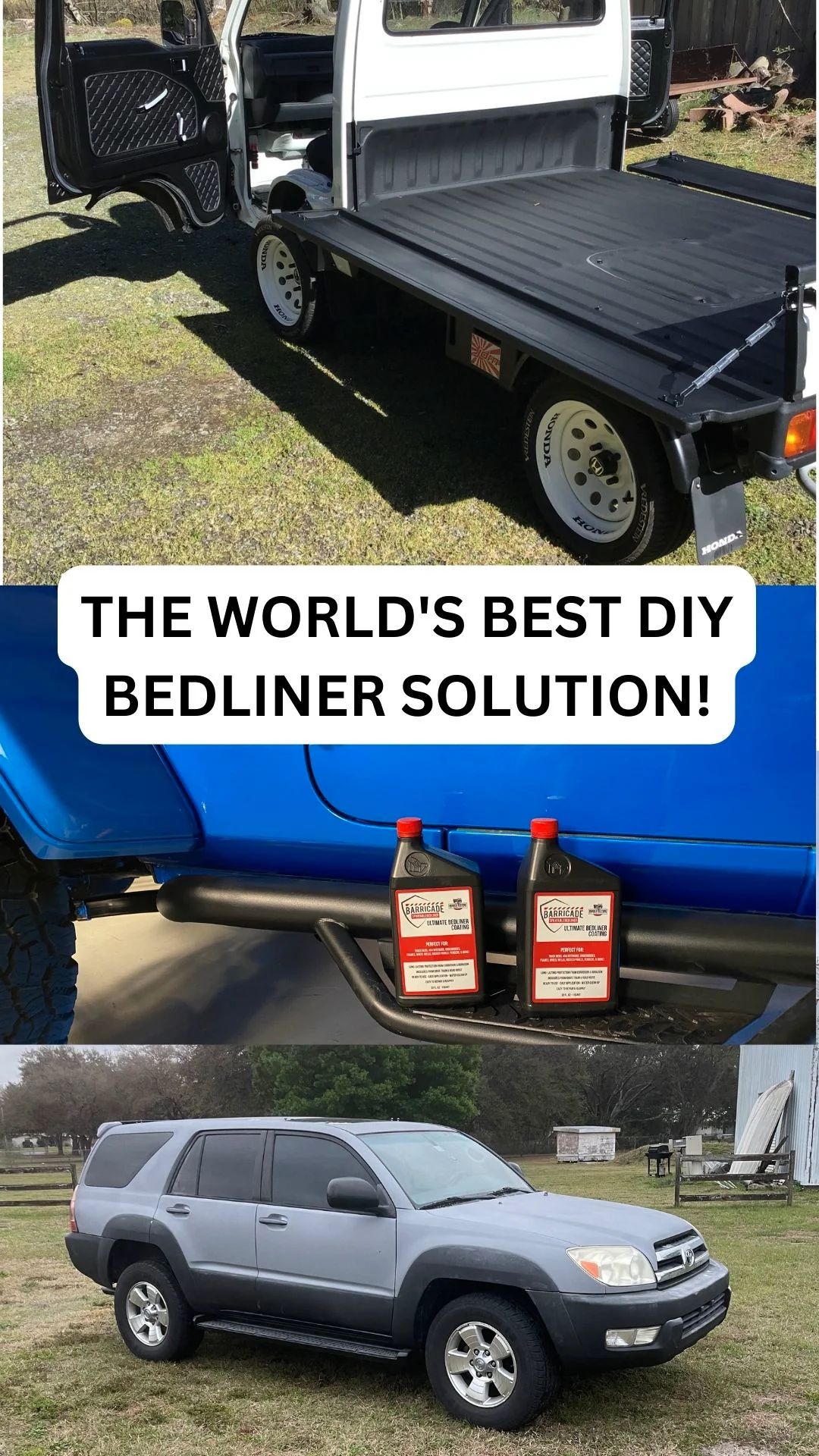 WORLD'S BEST DIY BEDLINER SOLUTION on Vimeo