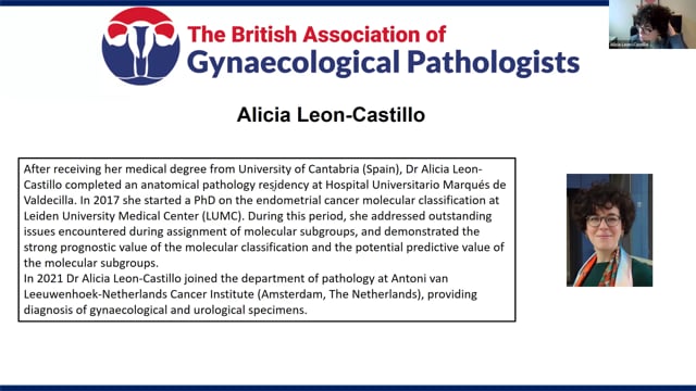 P53 mutant endometrial carcinoma – A case-based discussion, Dr Alicia Leon-Castillo