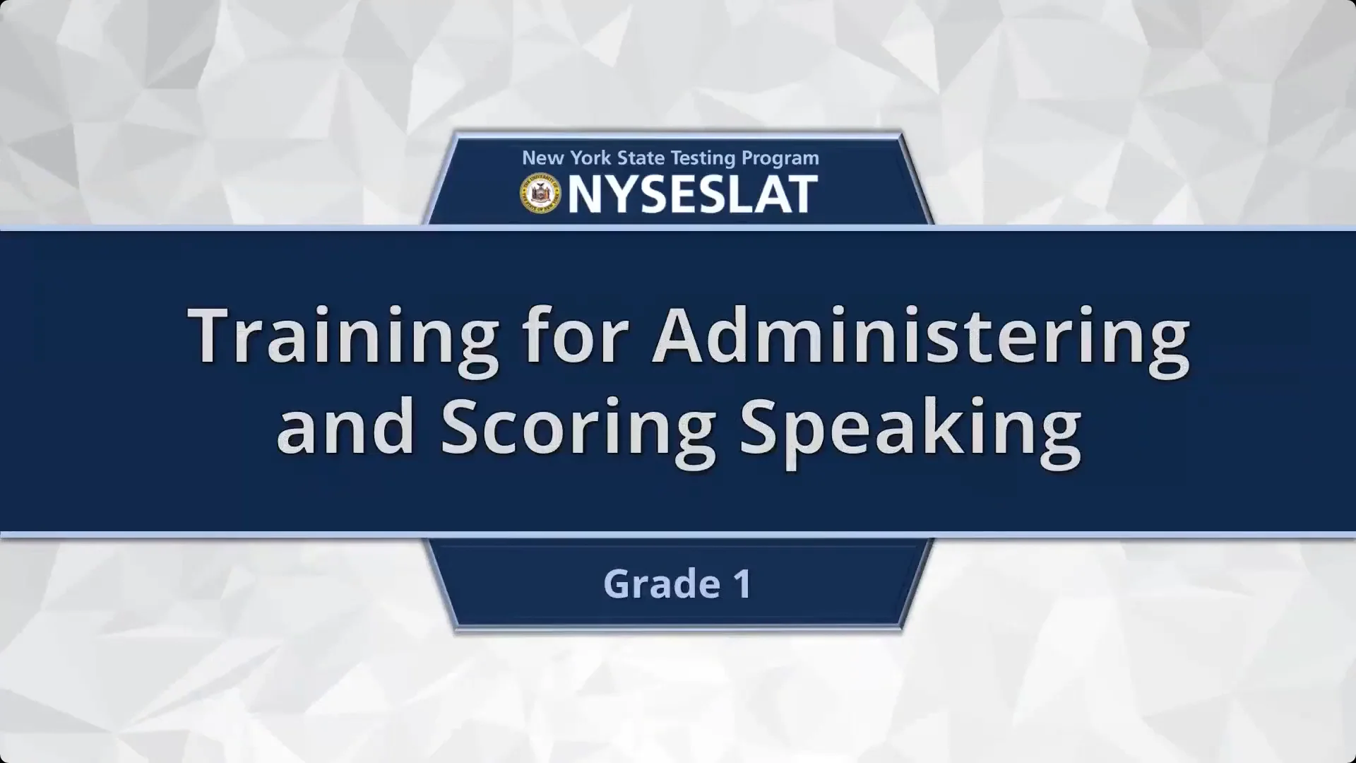 NYSESLAT Grade 1 Writing Short Constructed Response (SCR) Scoring ...