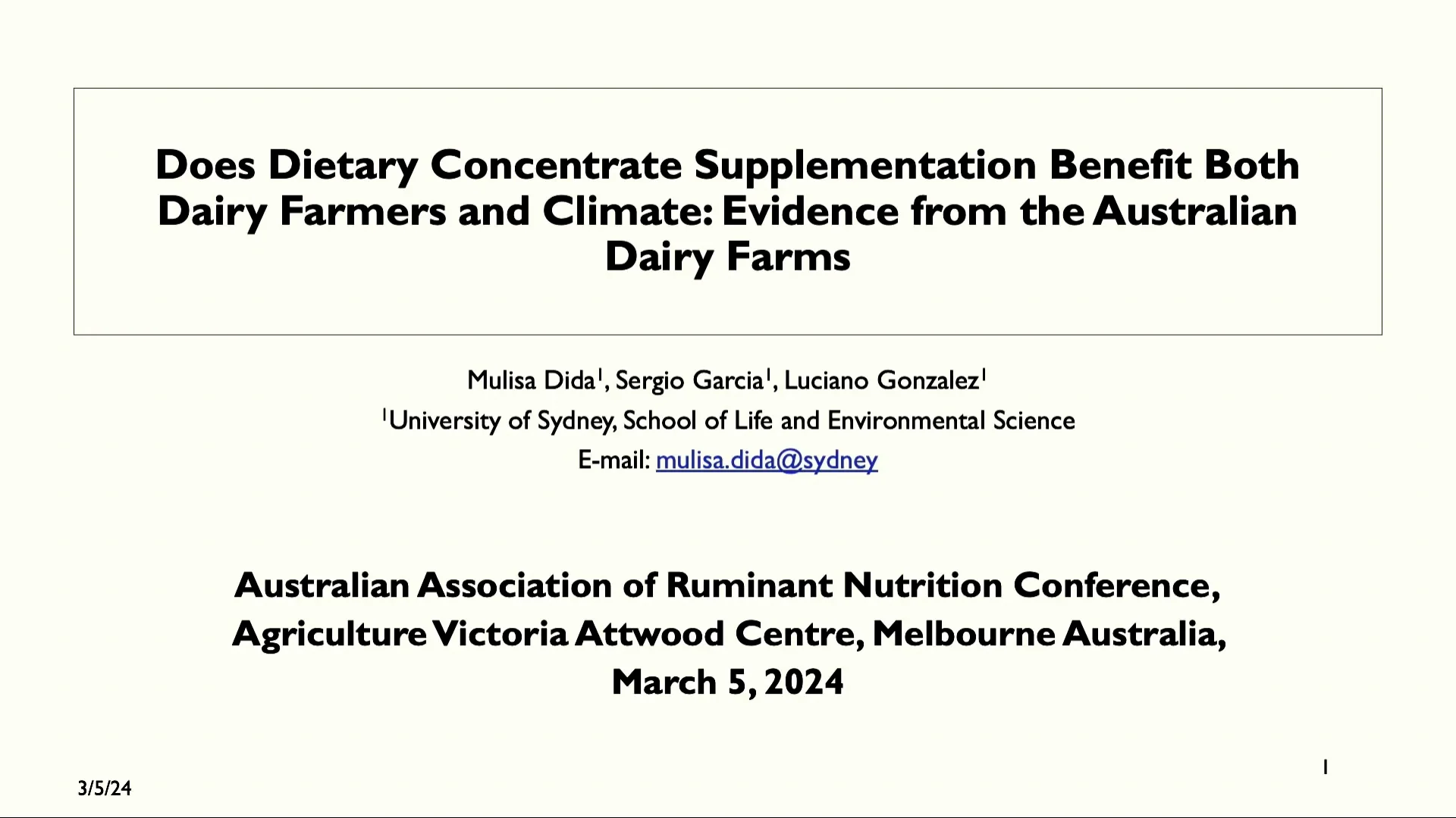 Mulisa Dida - Does Dietary Concentrate Supplementation Benefit Both ...