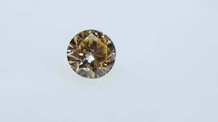 高級感 FANCY LIGHT アクセサリー ORANGE 0.192ct YELLOWISH LIGHT ...