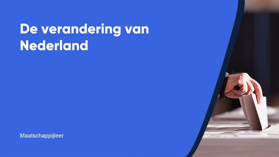 De verandering van Nederland