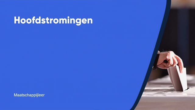 Hoofdstromingen