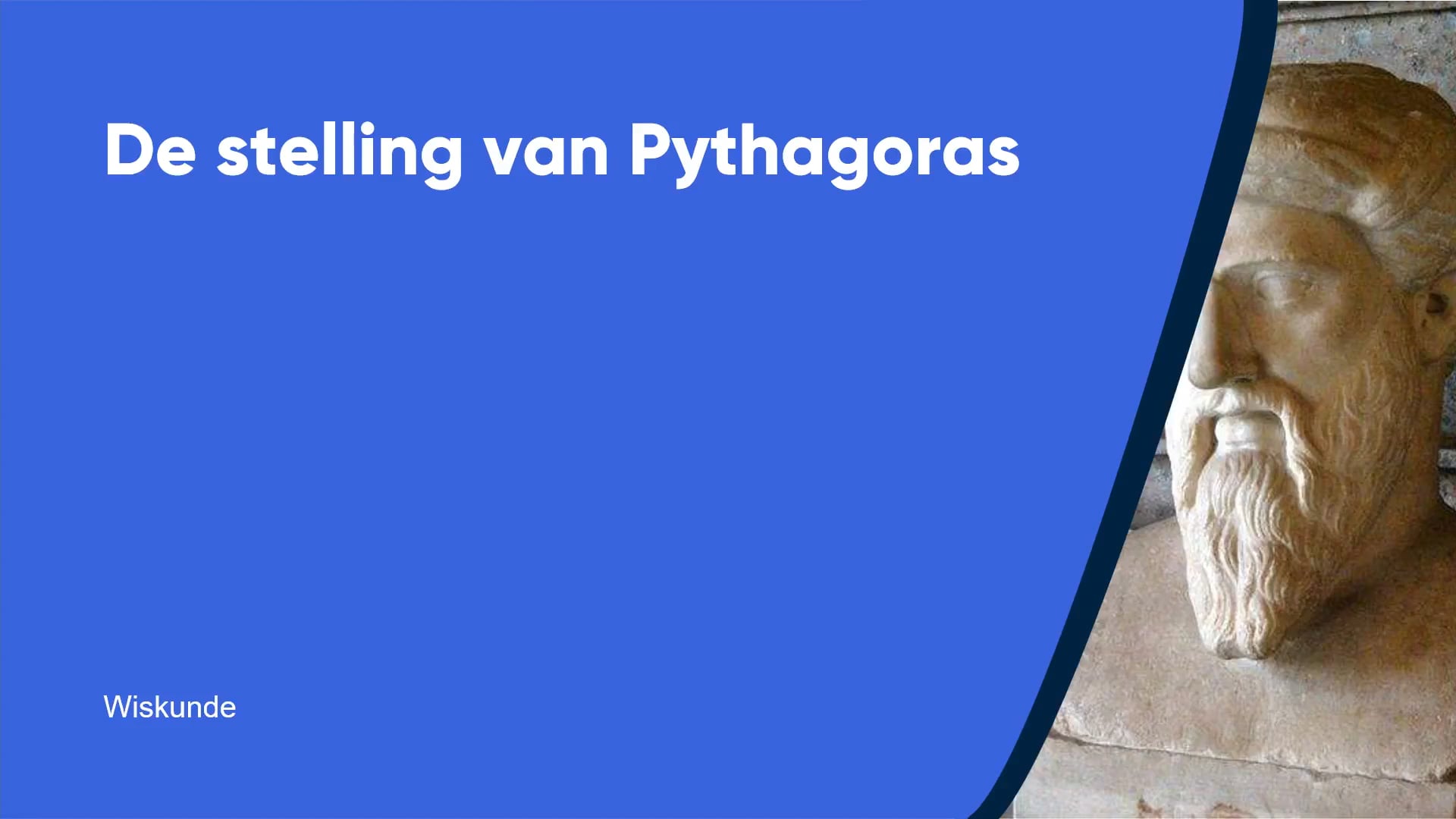 De stelling van Pythagoras