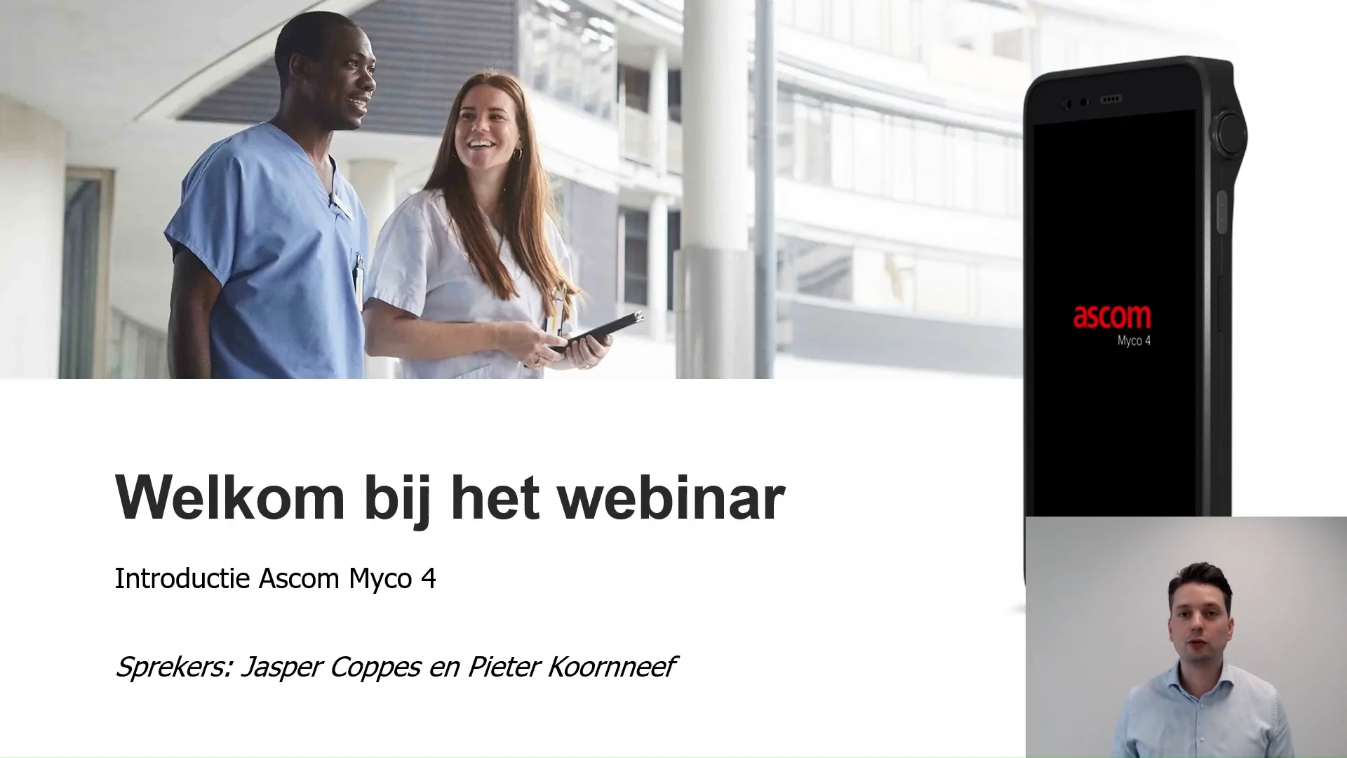 Webinar Ascom Myco 4 - Zorg & ICT 2024 on Vimeo