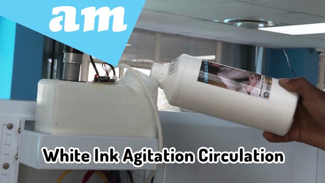 How White Ink Agitation and Circulation Works on directTOFILM Textile DTF-300 DTF Printer