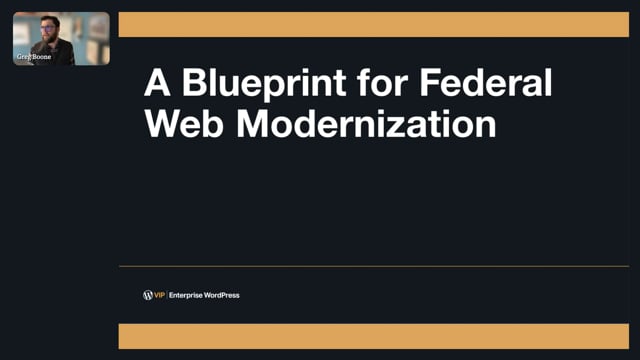 Thumbnail for: Blueprint for Federal Web Modernization
