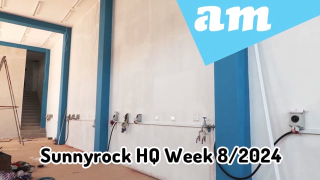 Week 8 2024 Vlog of Sunnyrock HQ, Electrical and Compressed Air Installation for New Demo Facility