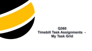Create a Time Bill from My Tasks Grid v23.02