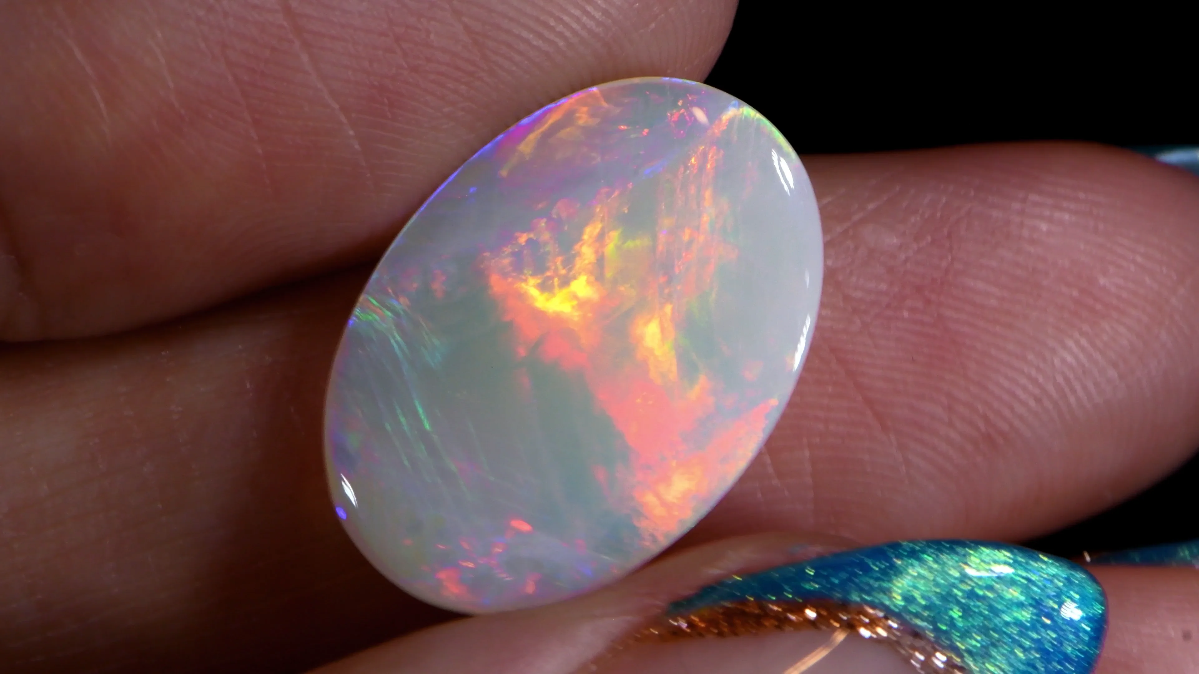 Lot D'opales Cœurs Naturelles D'Australie (Lightning Ridge) - 100% Naturelles, Forme Cœur, Multicolores