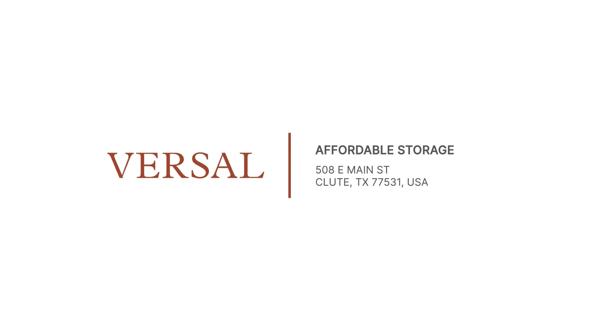 Affordable Storage Clute, Texas Versal Partners on Vimeo