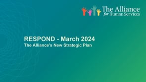 RESPOND - March 2024 The Alliance's New Strategic Plan