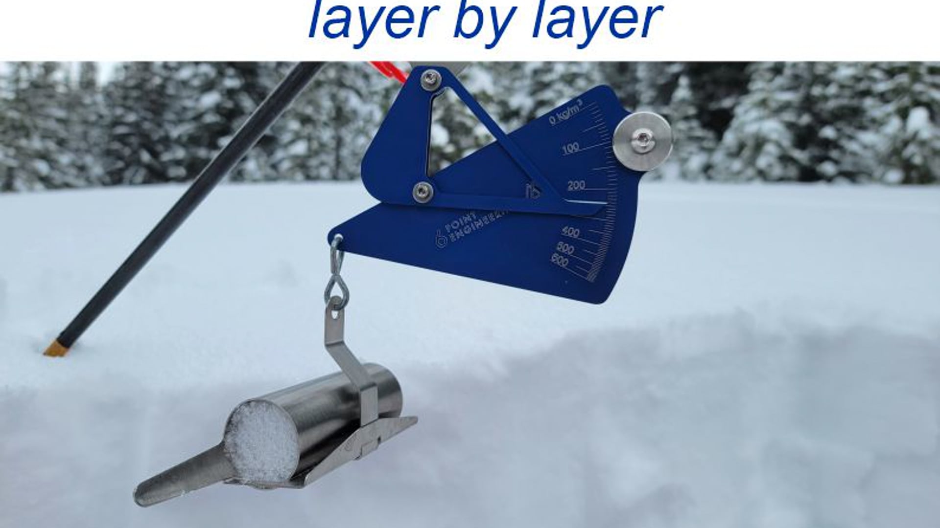 Measuring snow density - layer by layer