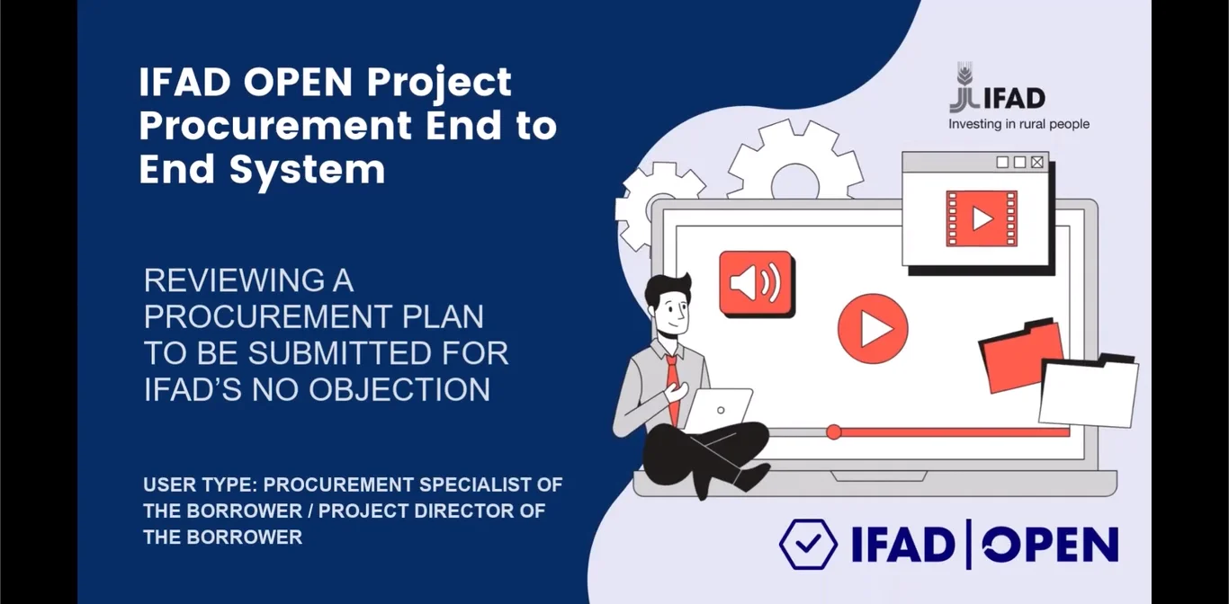 REVIEWING A PROCUREMENT PLAN TO BE SUBMITTED FOR IFAD’S NO OBJECTION on ...