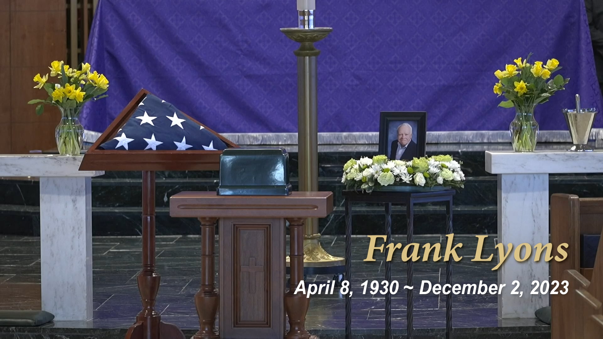 Funeral Mass for Frank Lyons