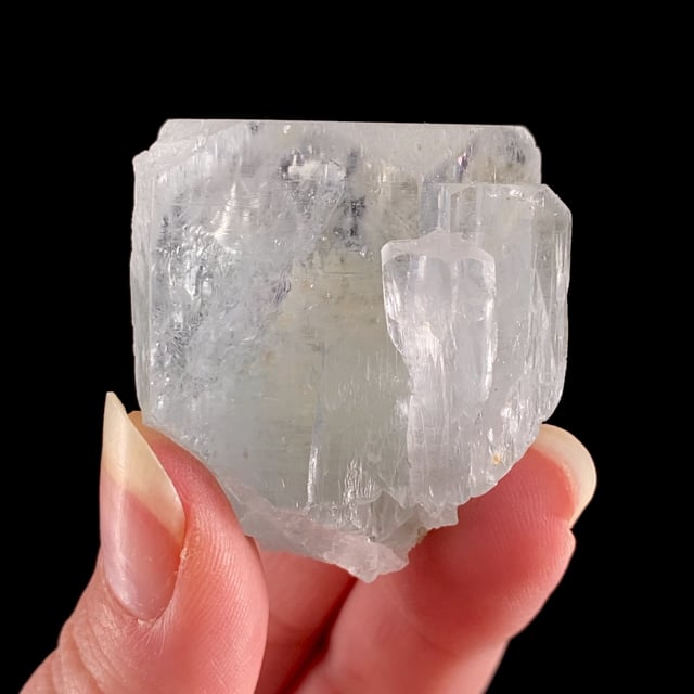 Beryl var: Aquamarine with Muscovite and Albite