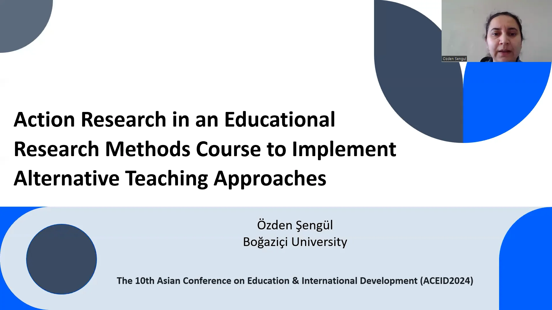 Action Research in an Educational Research Methods Course to Implement ...
