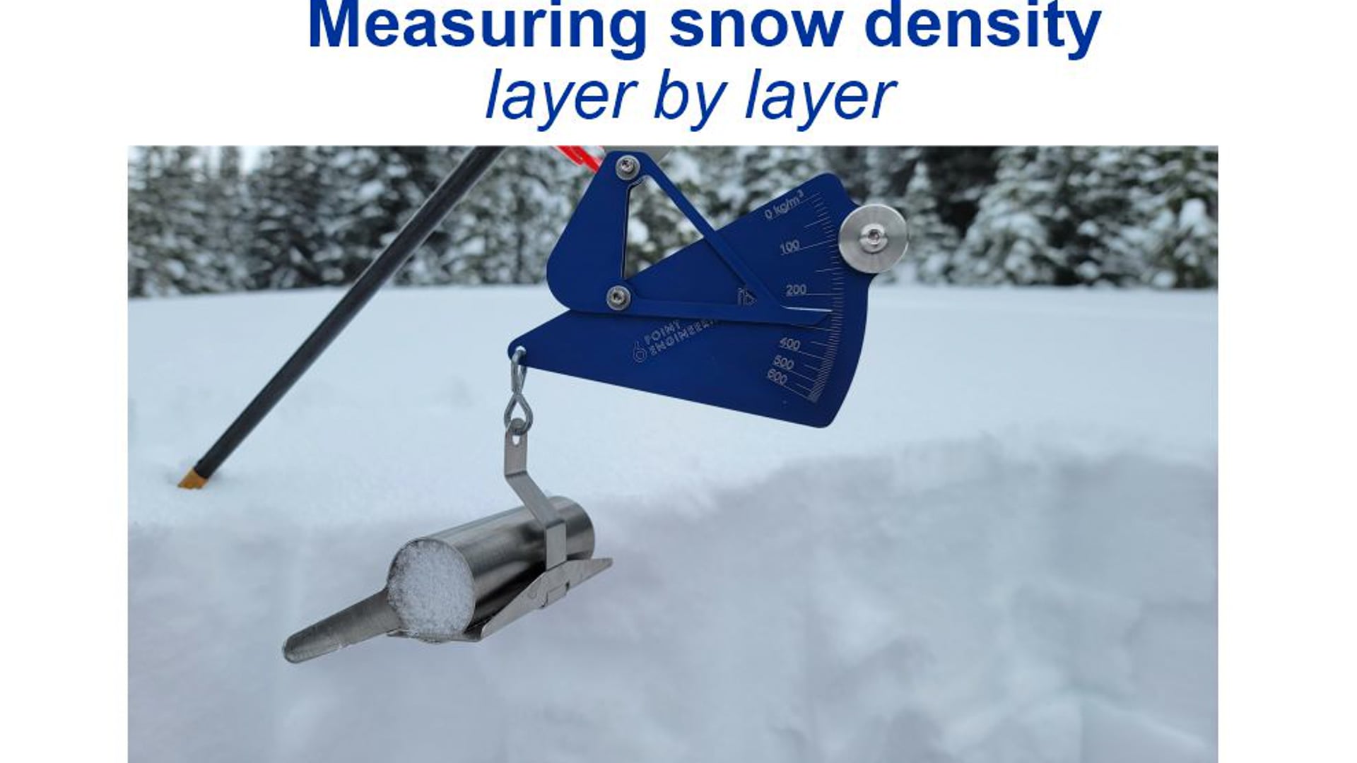 Measuring snow density - layer by layer