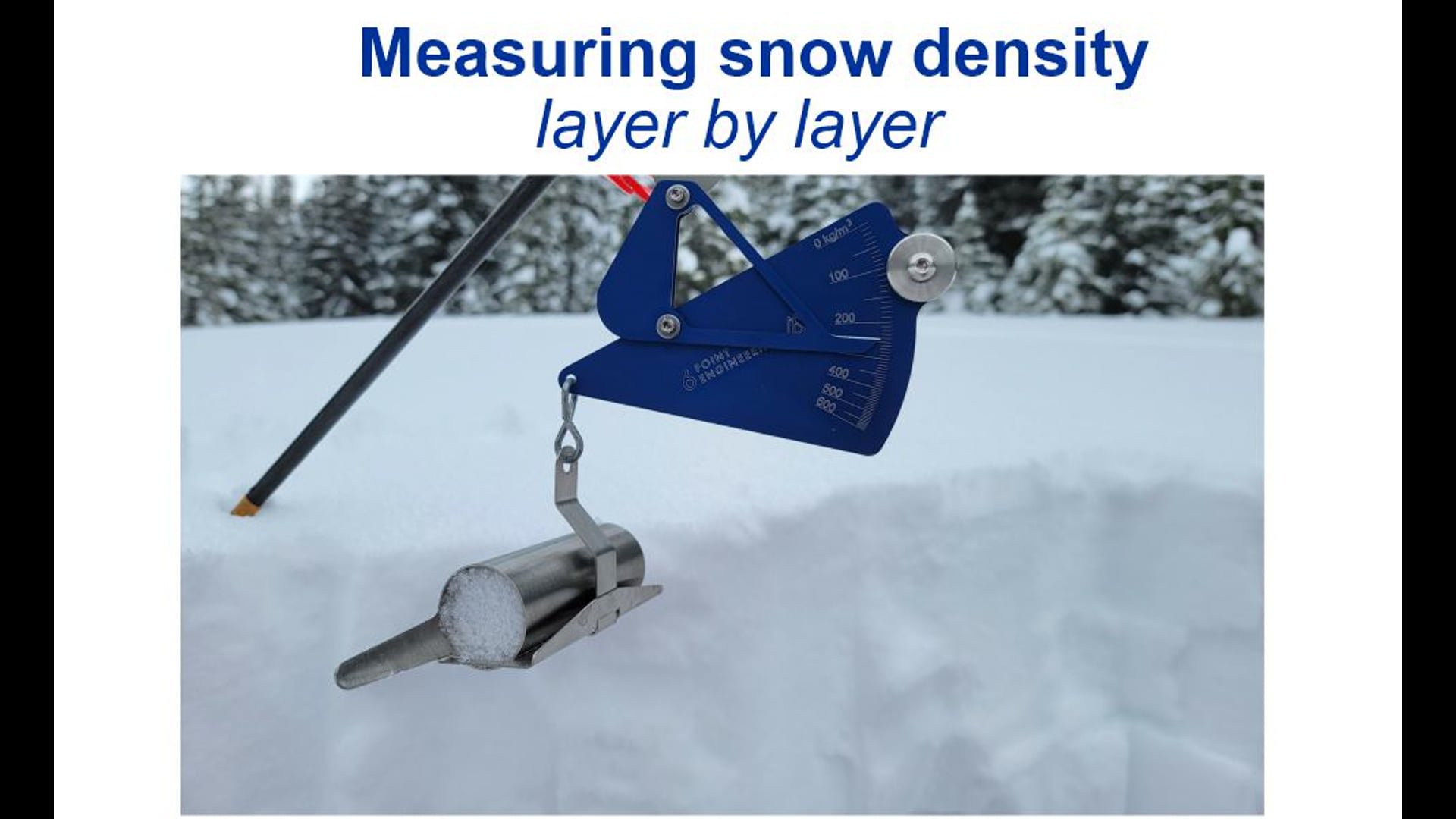 Measuring snow density - layer by layer