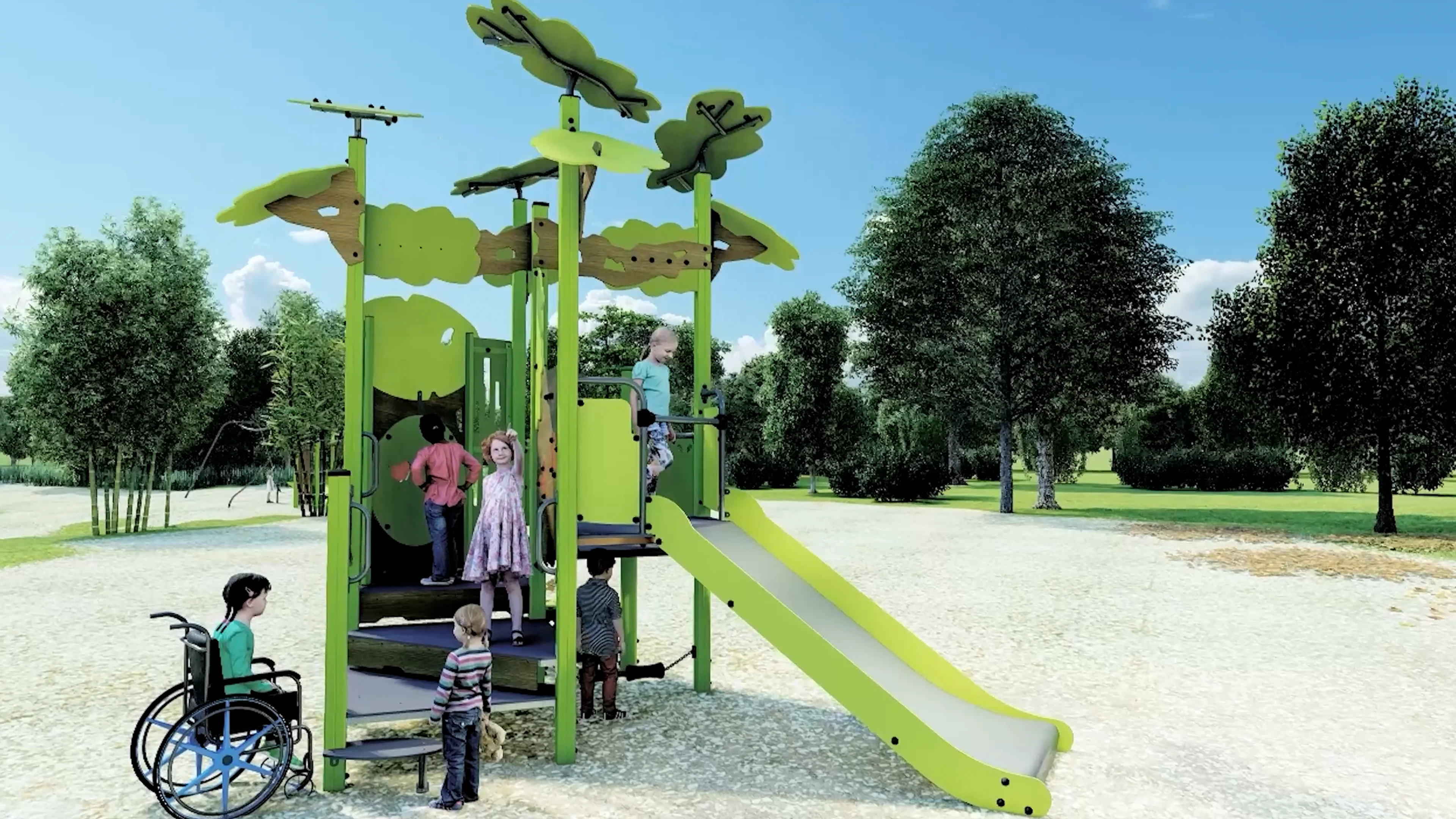 Ka'Yop Inclusive J56004 - Playgrounds - Multiplay equipment - Kanopé