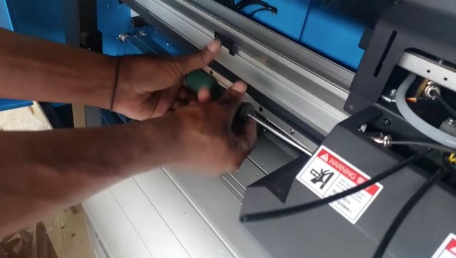 How to Remove and Install the Support Spring to Printhead Support Plate on Printer Carriage