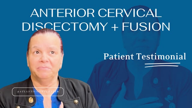 Video Testimonial by ACDF at Atlantic Spine Center - Linda’s Testimonial