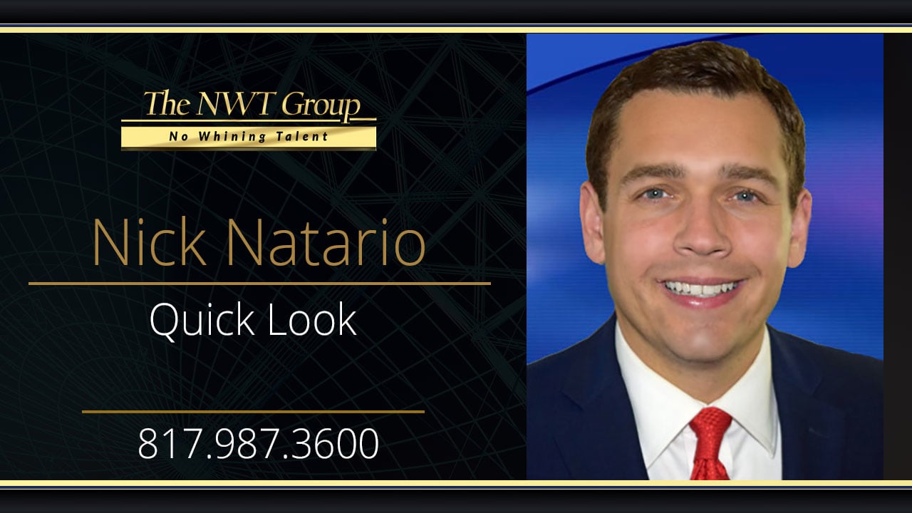 Nick Natario: KTRK Investigative Reporter/MMJ - Houston | Nwtgroup.com