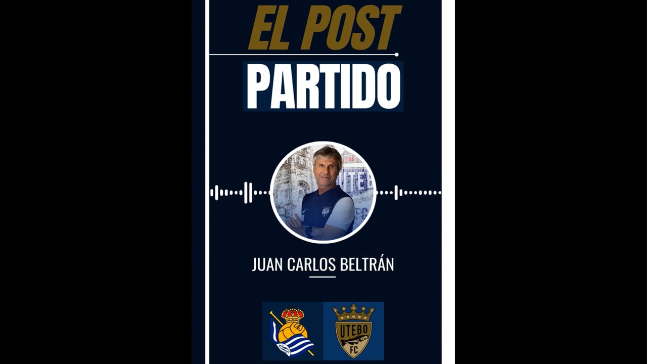 JUAN CARLOS BELTRÁN (Entrenador Utebo) Real Sociedad C 0-0 CF Utebo / Jor. 28 - Segunda Rfef / Gr 2