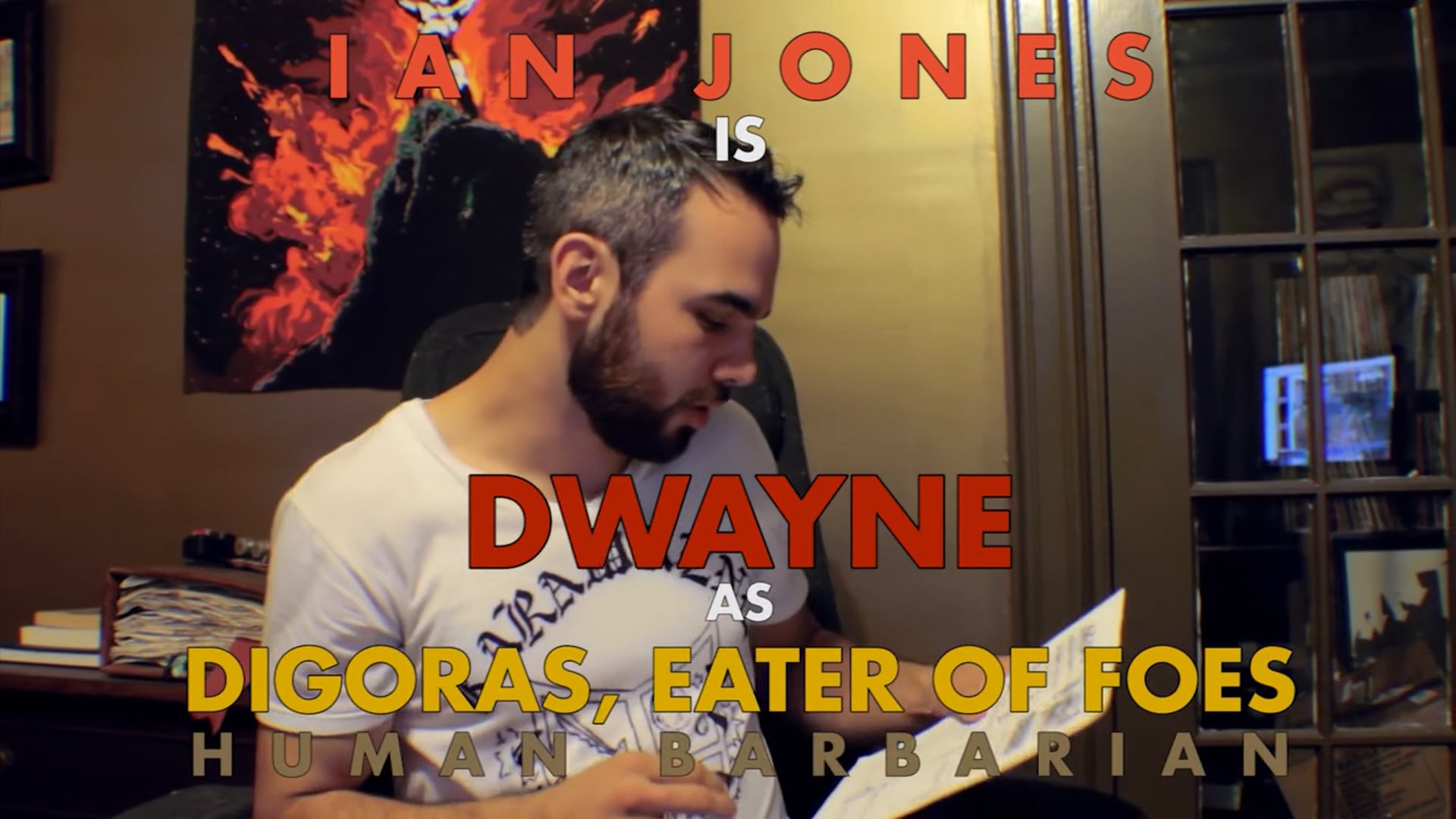 The NPC --- Introducing DWAYNE as Digoras Eater of Foes