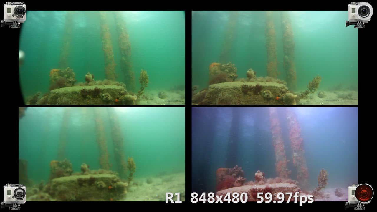 Gopro vs 3 underwater focus fixes and filter test on Vimeo