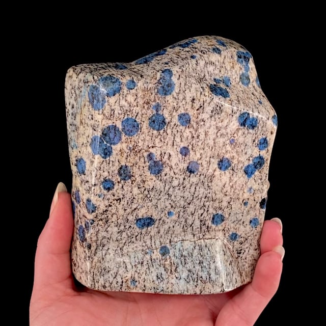 Azurite in Granite (''K2 stone'' ''Ketonite'')