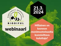 BIODIFUL-webinaari 21.3.2024 – Millainen on luonnon monimuotoisuutta kunnioittava kuluttaja?