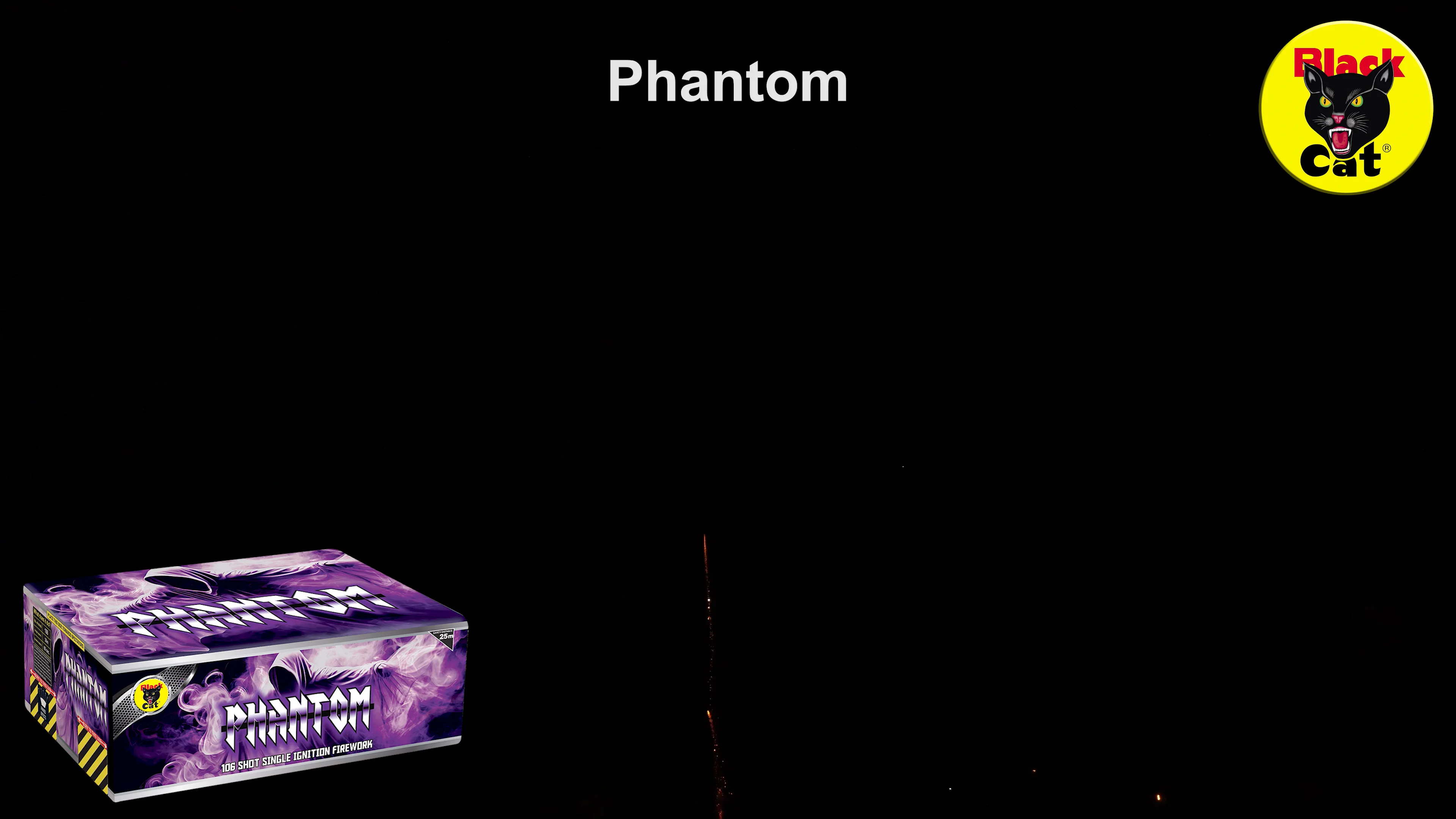 Phantom Single Ignition Firework | Black Cat Fireworks