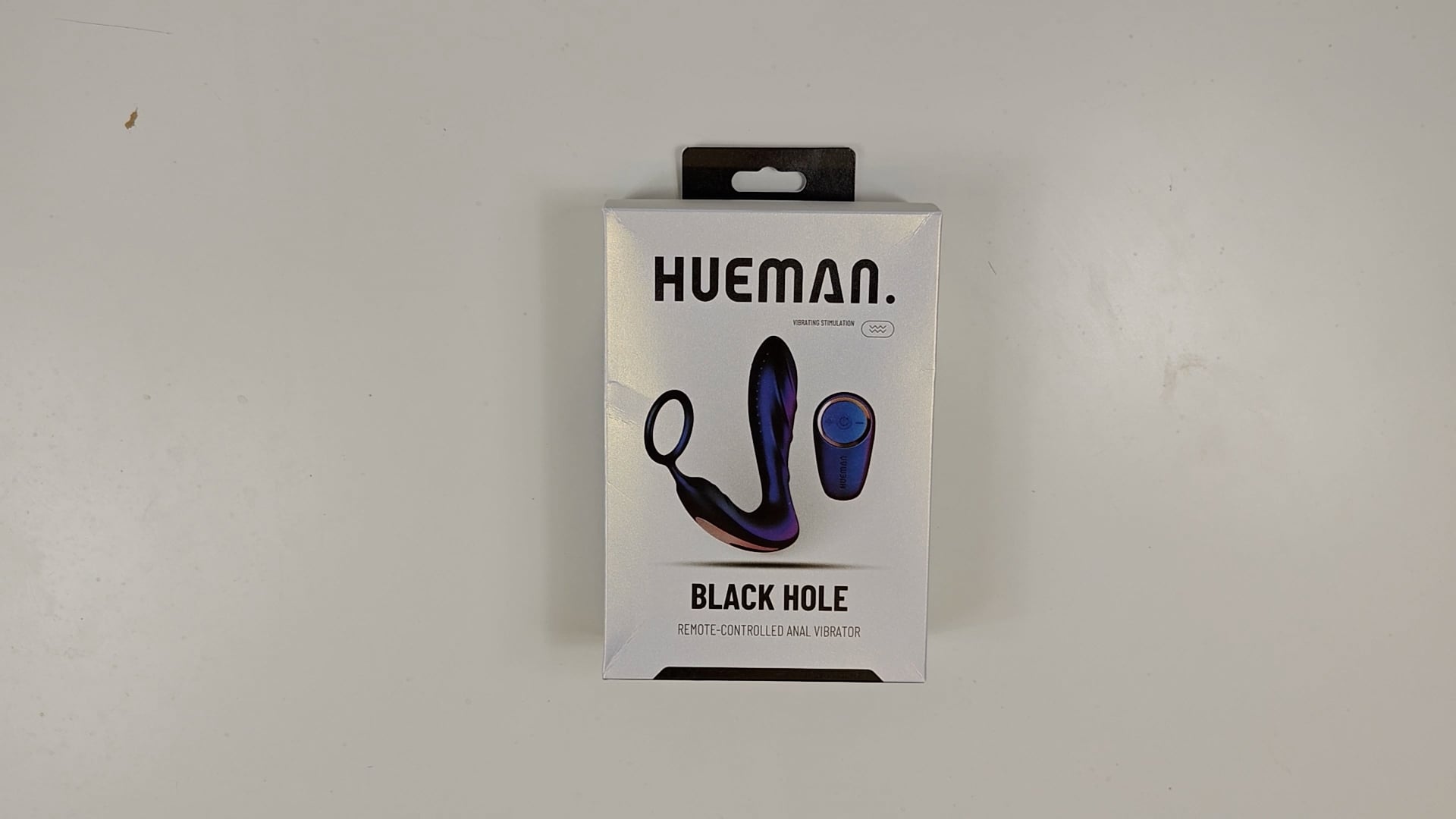 Hueman - Black Hole Remote Control Anal Vibrator Cock Ring Prostate  Massagers PlayBlue Demo