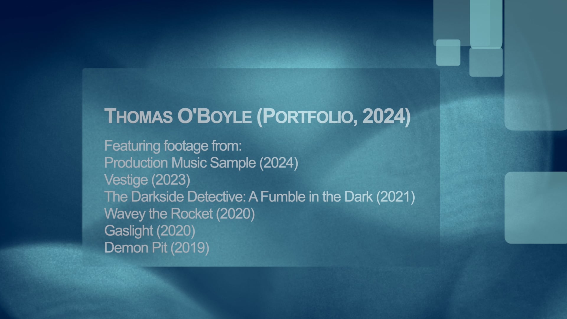 Composer Portfolio 2024