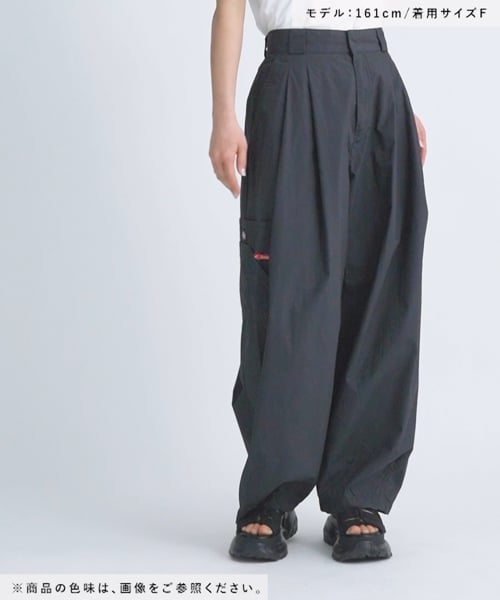 WOMENS】Dickies/2タックダンプワイドカーブパンツ | [公式