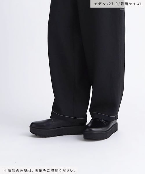 Vernacolo】PANTANO クタクタ シャークソール BLK 28.0