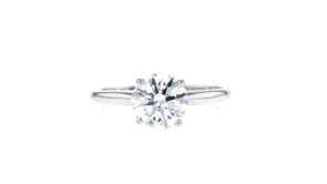 1.50 Carat Lab-Grown Diamond Solitaire Ring in 14kt White Gold
