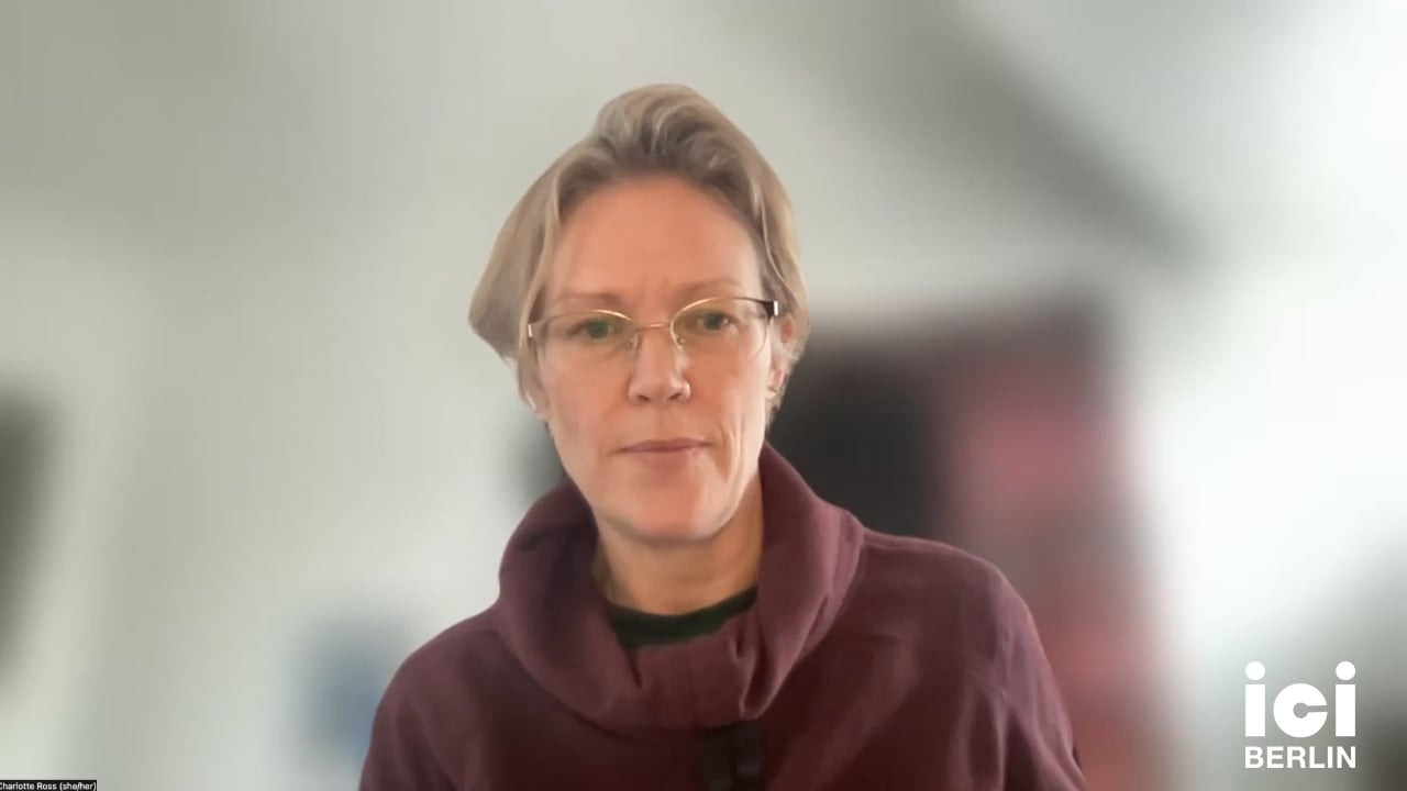 Talk by Charlotte Ross