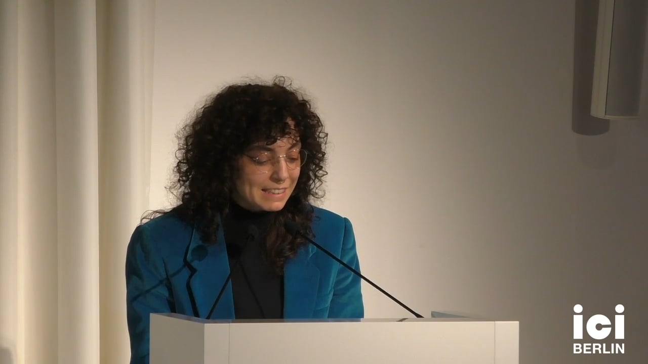 Talk by Cristina Voto