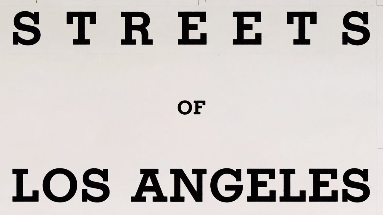 Ed Ruscha - Streets of Los Angeles