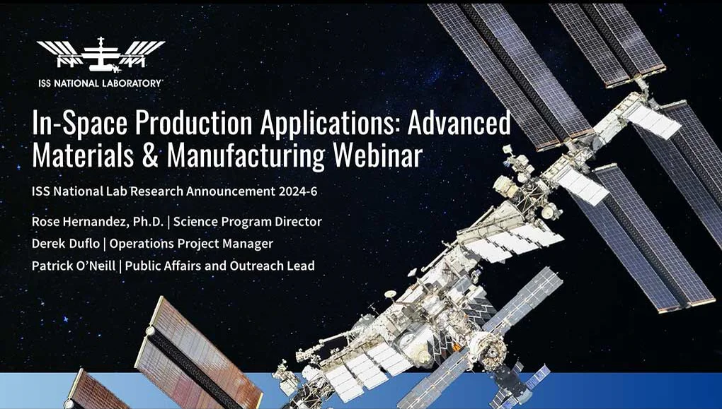 NLRA 2024-6: In-space Production Applications: Advanced Materials 