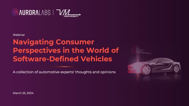Navigating consumer perspectives in the world of software-defined vehicles