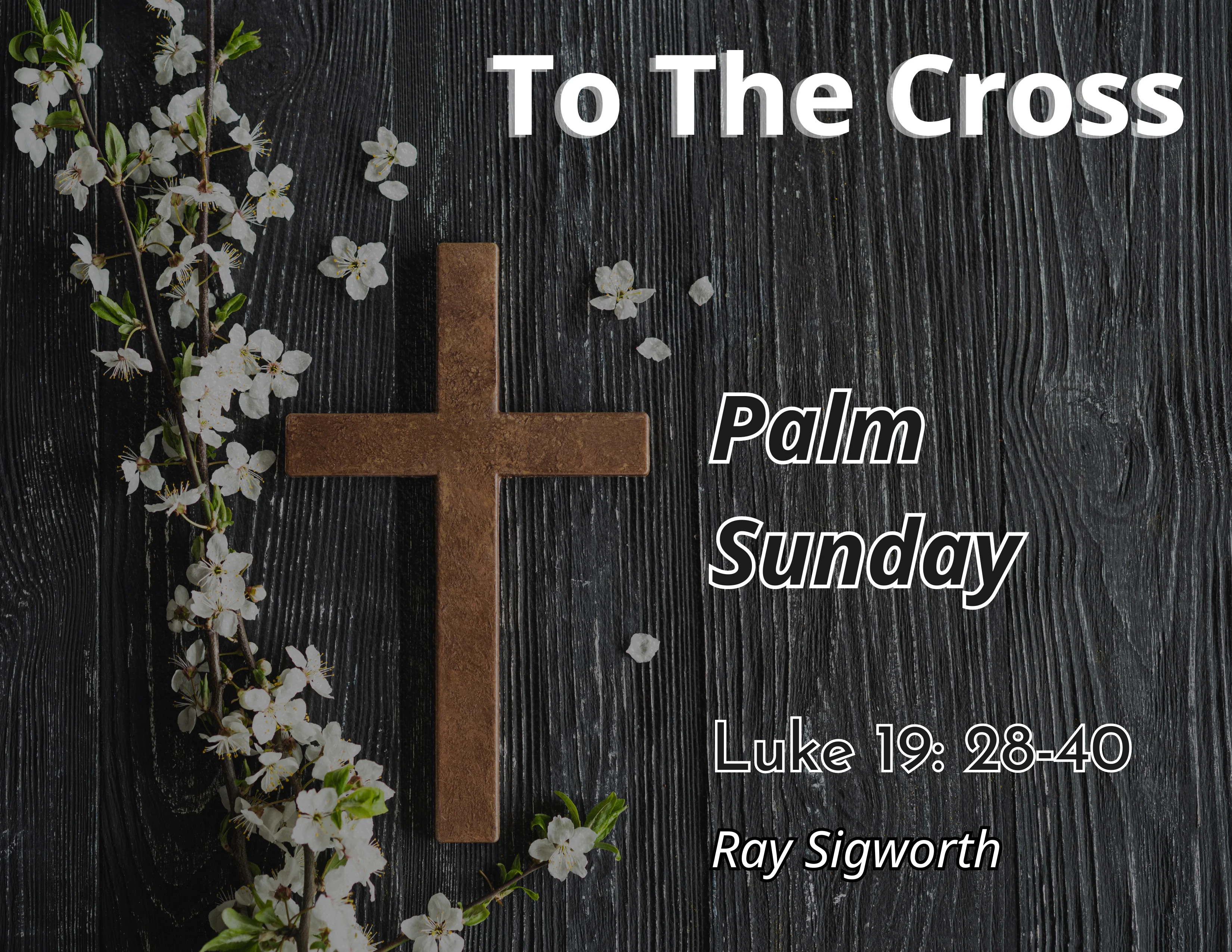 To The Cross: Palm Sunday on Vimeo