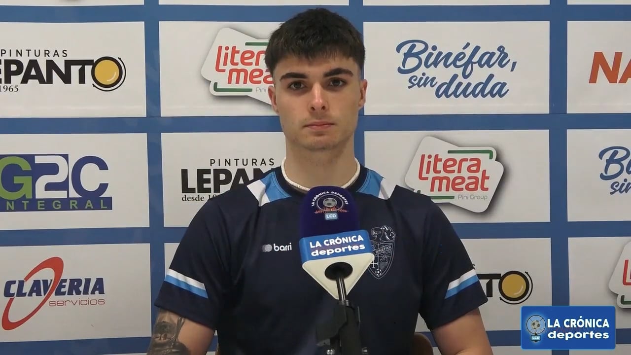 MARC SANZ (Jugador Binéfar) CD Binéfar 0-1 SD Borja / Jor. 26 / Tercera Rfef