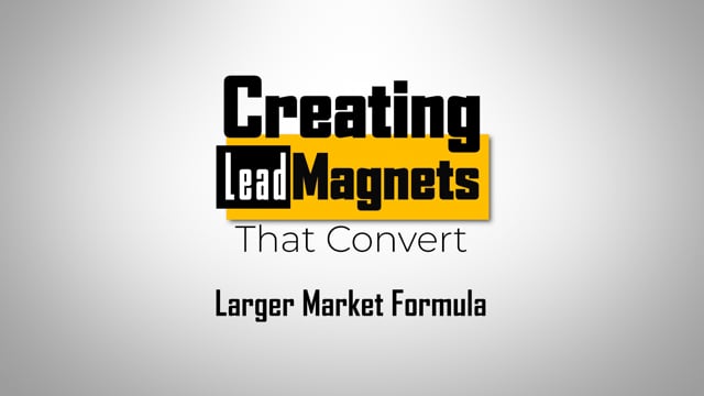 Larger Market Formula