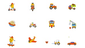 Animated Vehicle Stickers, an Emoji Icon by Prosymbols (Thumbnail 11 of 11)