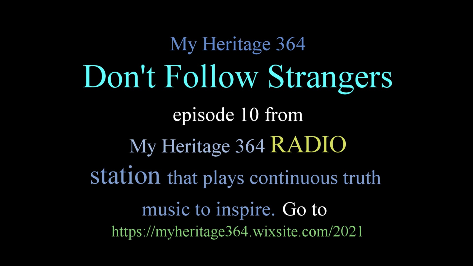 Don't Follow Strangers episode 10