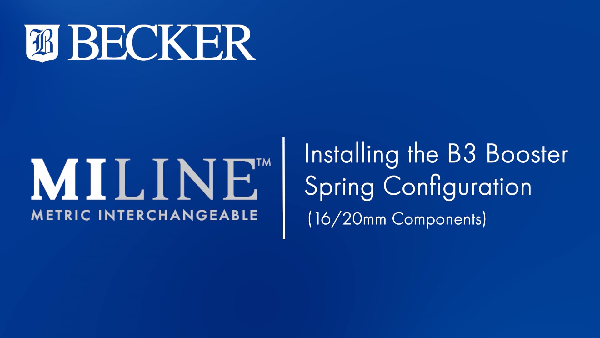3: Installing the B3 Booster