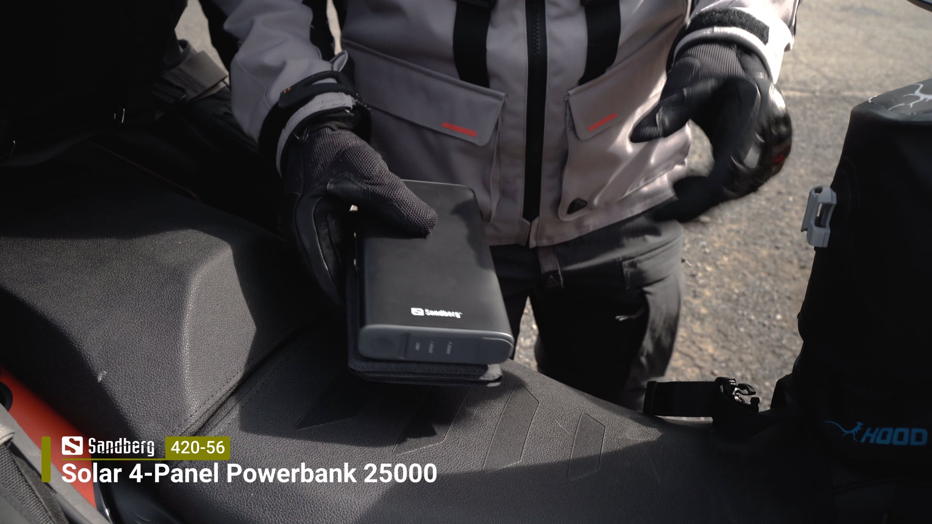 Solar 4-Panel Powerbank 25000